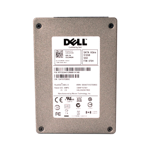 Dell 53MDR 512GB SATA 6.0Gb/s MLC NAND Solid State Drive