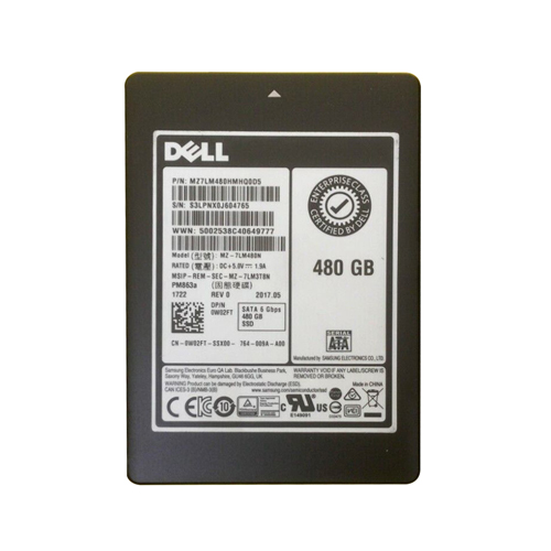 Dell W02FT 480GB Multi-Level Cell SATA 6Gb/s 2.5-Inch Solid State Drive