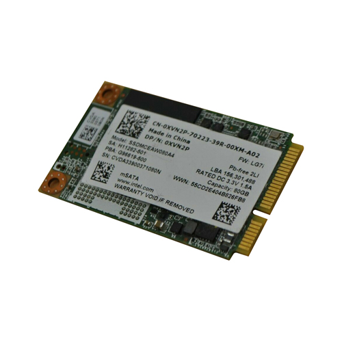 Dell XVN2P 80GB Multi-Level Cell SATA 6Gb/s mSATA 1.8-Inch Solid State Drive