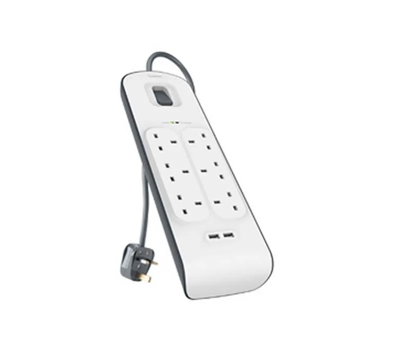 BSV604AF2M - Belkin 6 Outlet Surge Protector with 2x 2.4A USB Charging