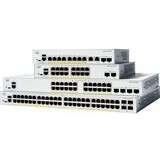 The Cisco Catalyst C1200-8T-D is an 8-port Gigabit Ethernet desktop switch designed for small business environments, offering basic networking capabilities with quiet, fanless operation.