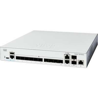 Cisco Catalyst 1300-12XS is a managed Layer 3 Gigabit Ethernet switch designed for small and medium-sized businesses.
